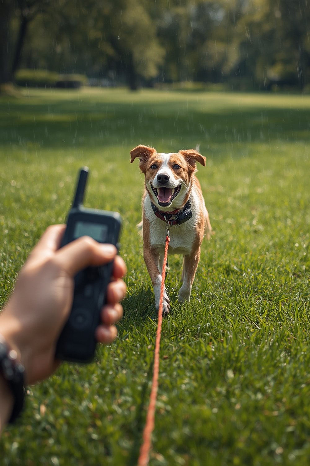 dog training in action