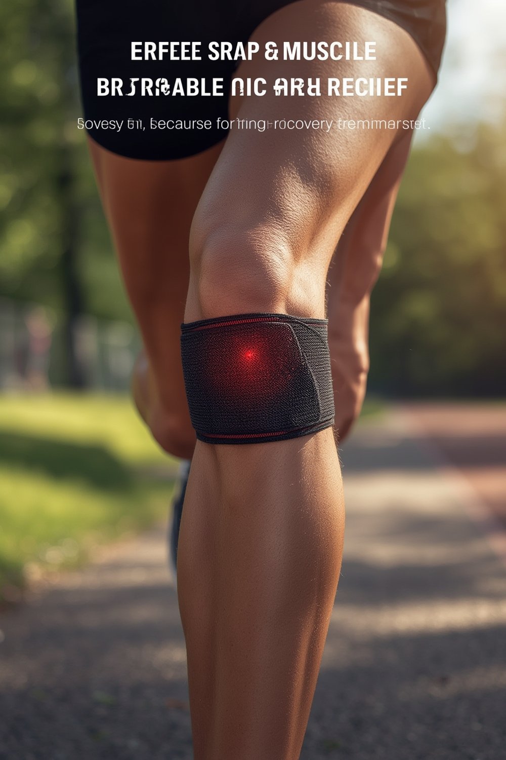 knee strap in action