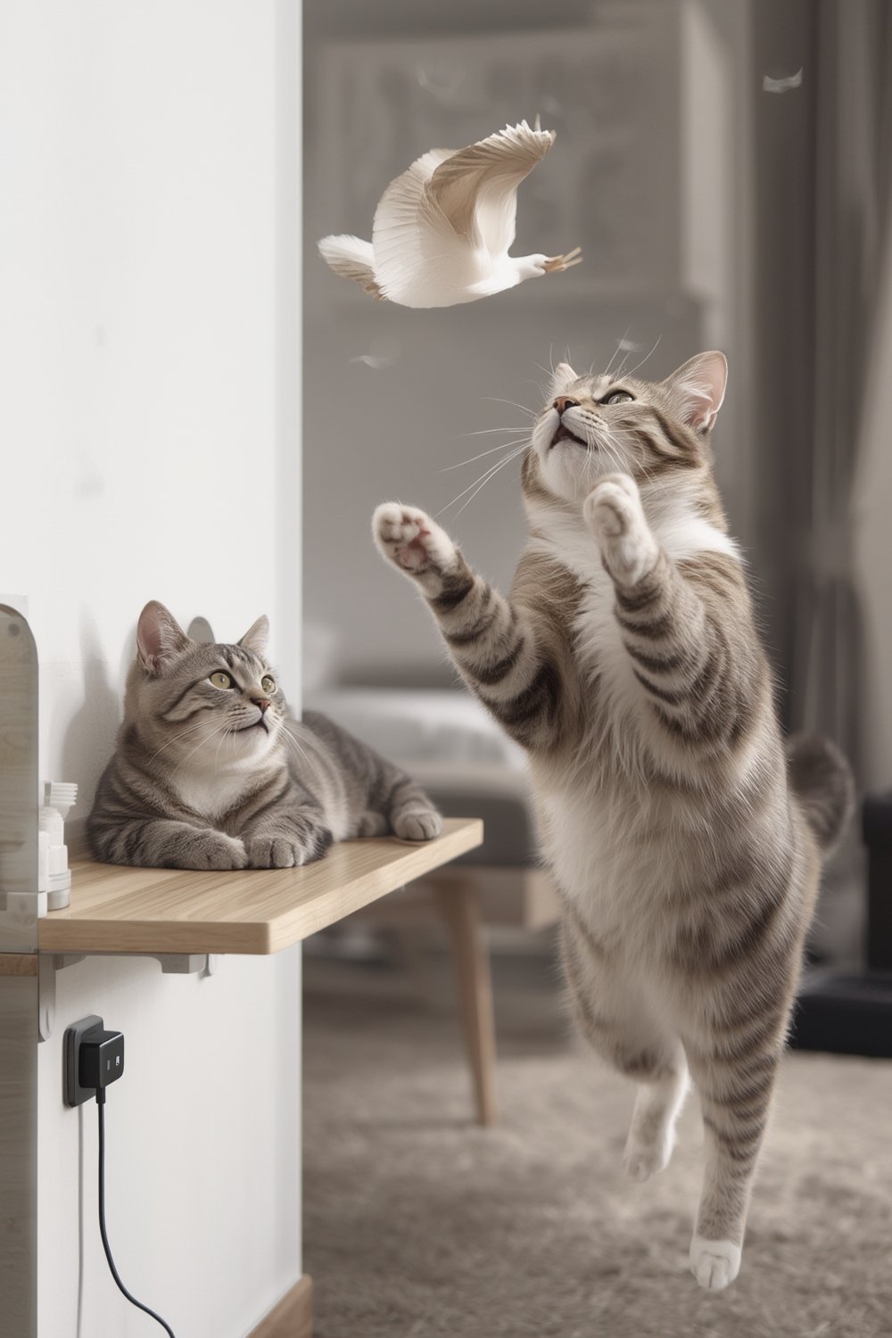 cat enrichment in action