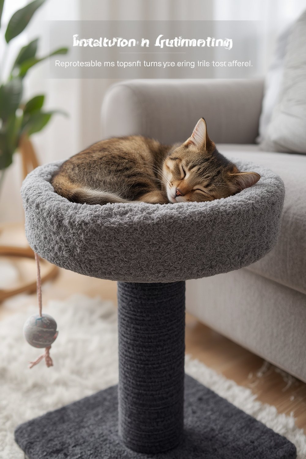 cat scratcher in action